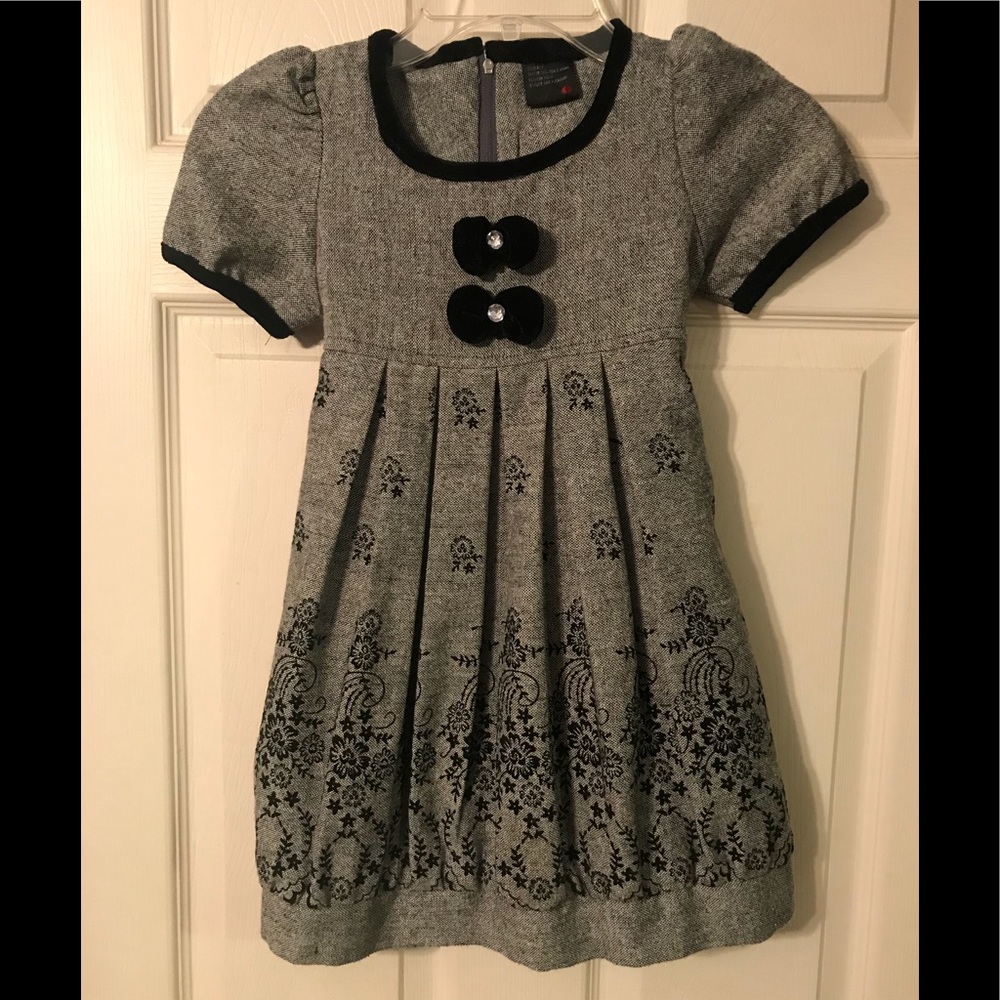 Darling little heather gray dress from “Good Boy”
